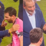 Messi involved in heated discussion with MLS chief